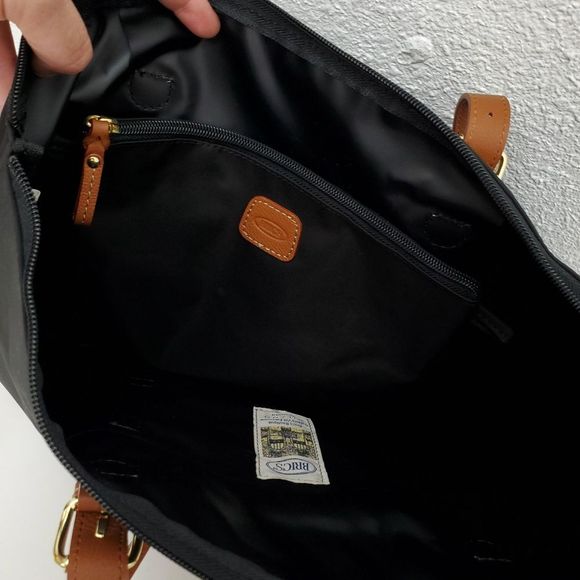 NWT  BRIC'S X Medium Waterproof Shopping Nylon Tote Bag With Crossbody Bag - Picture 7 of 9